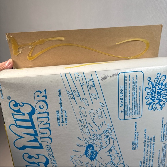 VTG Crocodile Mile Junior Water slide And Sprinkler 1990’s. Empire. NEW OPEN BOX - Picture 4 of 5